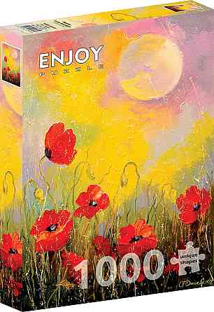 Пазл Маки в місячному світлі - Poppies in the Moonlight (Enjoy-1823) Киев
