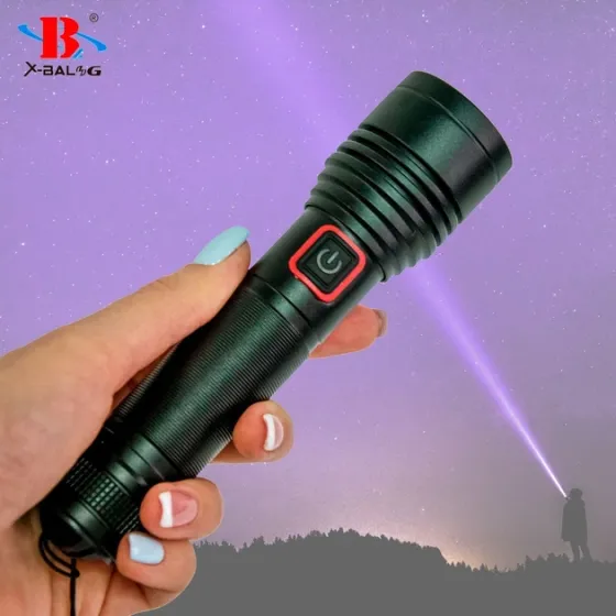 Ліхтарик ручний компактний BL P02-P50 з USB зарядкою, Корпус вологостійкий, акумулятор Київ