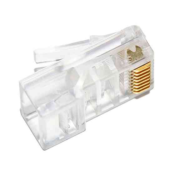 100шт Коннектор RJ45 8P8C Cat5 Cat5e Cat6 RJ-45 Винница