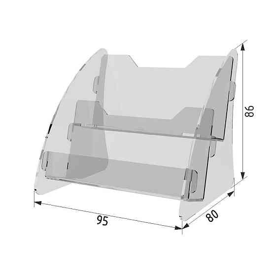 Візитниця EKOSTAR настільна на 2 сходинки Київ