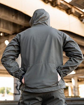 Міська тактична куртка MAXIMUS софтшел light grey ПП7983 Київ - фото 7