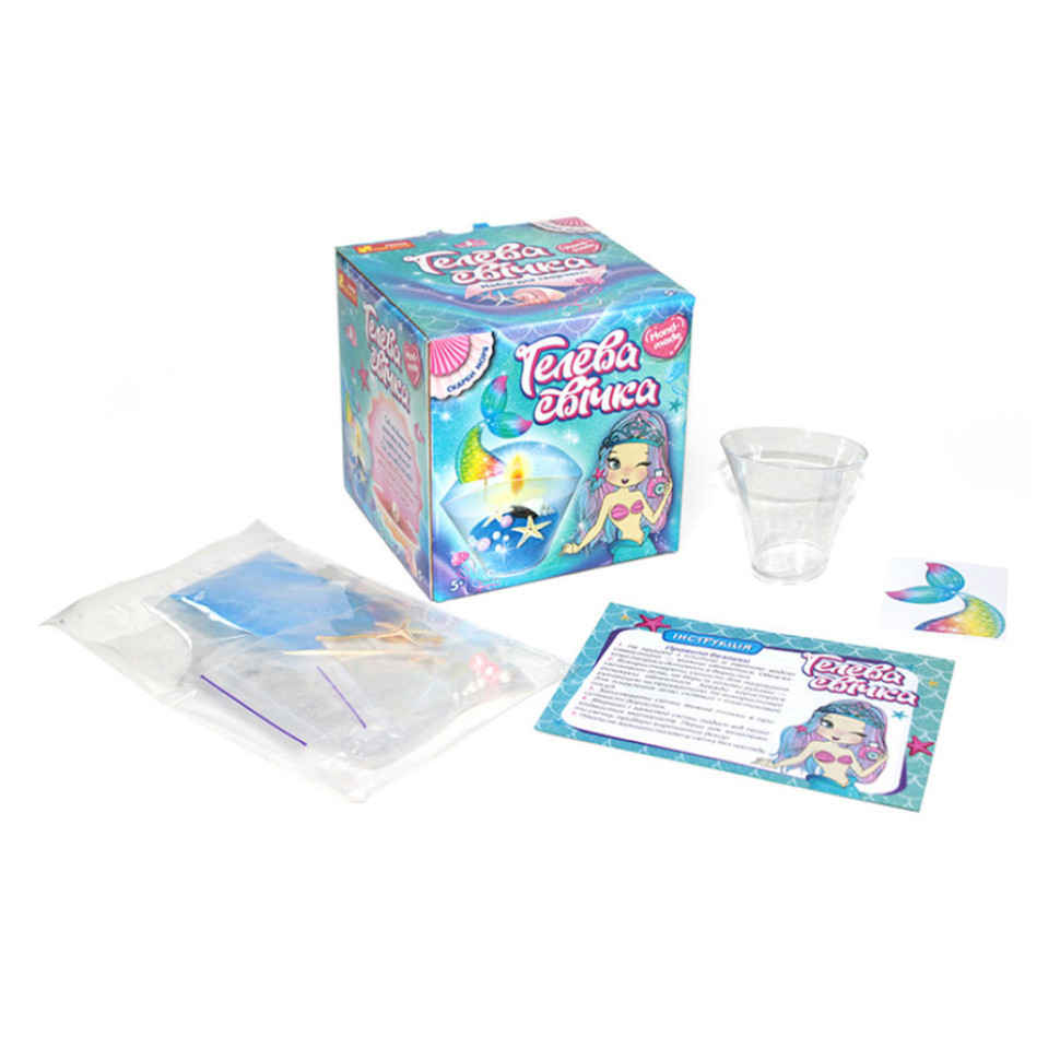 Гелева свічка в стаканчику "Скарби моря" 10100524 своїми руками Вінниця - фото 3