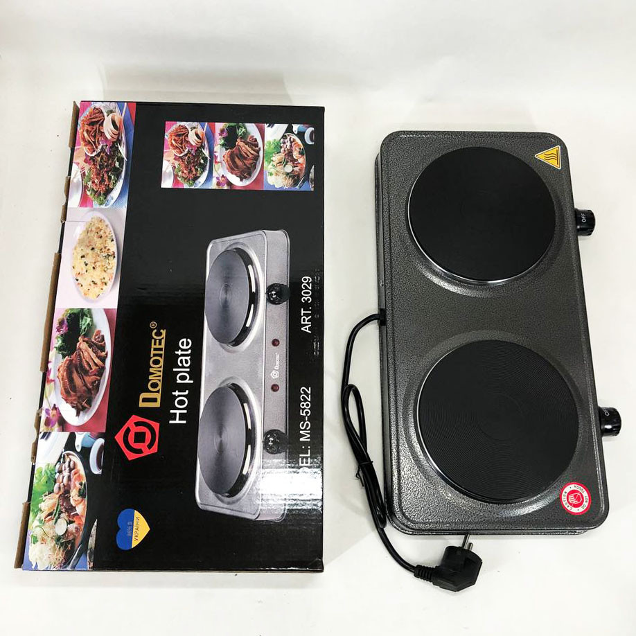 Електро електроплити, Електроплита 2 конфорки, Компактна побутова електроплита, Плити для приготування GA-15 Львів - фото 3