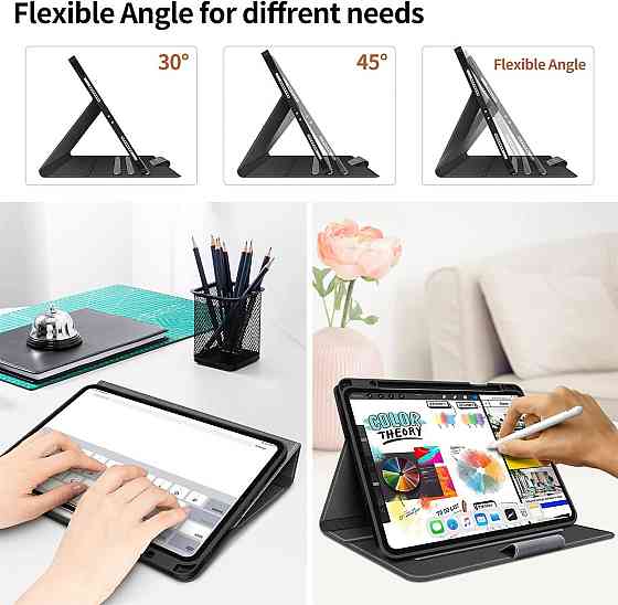 Чехол защитный Bukoor для iPad Pro 12.9 iPad Pro 6/5/4/3 поколения 2022 2021 2020 и 2018 годов Днепр