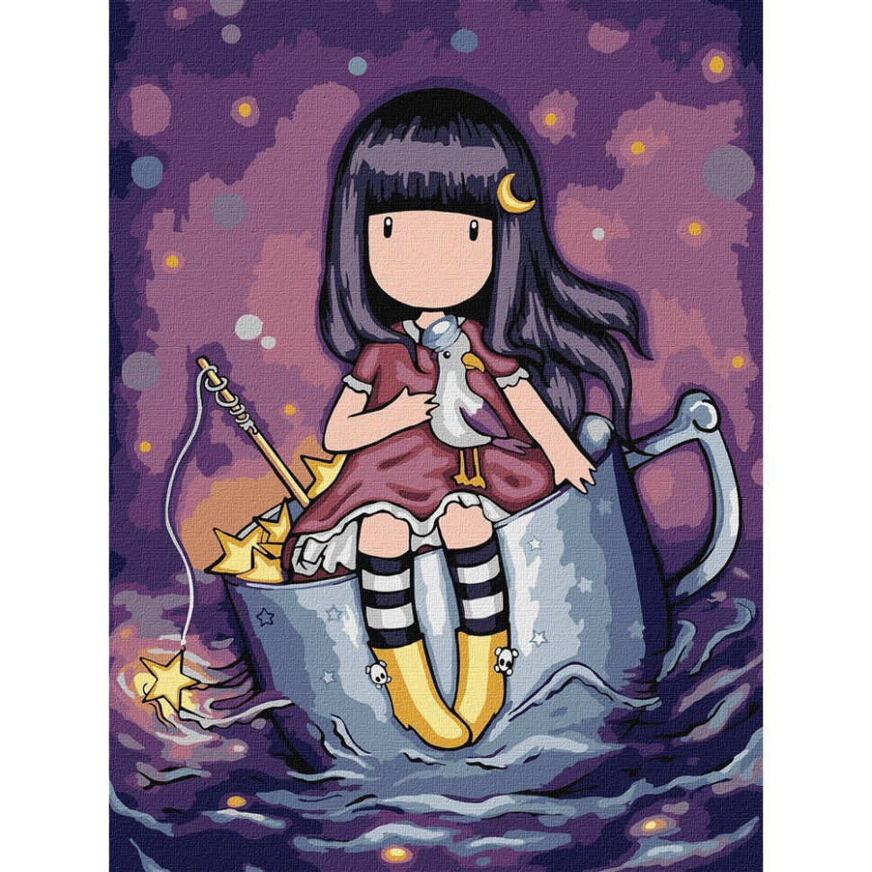 Картина за номерами "A Night's Quest Santoro Gorjuss Collection" KHO8673, 30х40 см Вінниця - фото 1