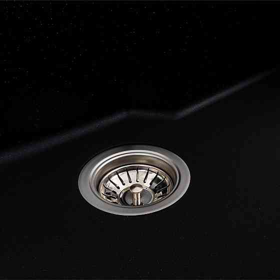VALESO Гранітна мийка для кухні VALESO NIKA 7545 матова Чорний металік Киев