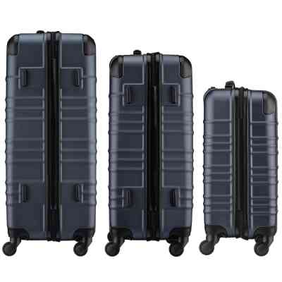 Набор чемоданов Wenger Amplar 3 в 1 (S,M,L) пластик, 4 колеса, синій (653150) Винница