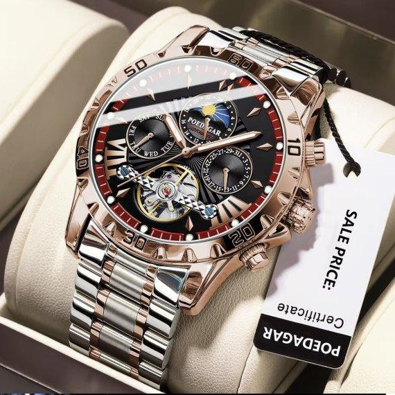 Чоловічий механічний годинник Poedagar Mechanical Вінниця - фото 2