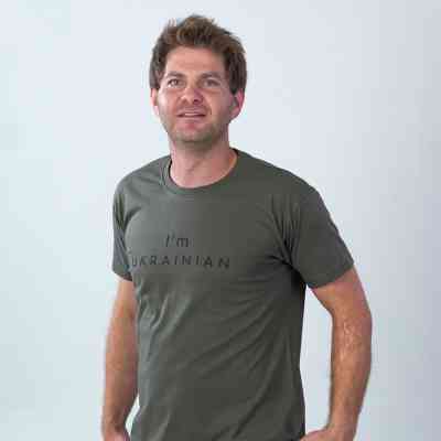 Футболка Sol's Imperial 190 I'am Ukrainian хакі S (11500269/138S) Вінниця