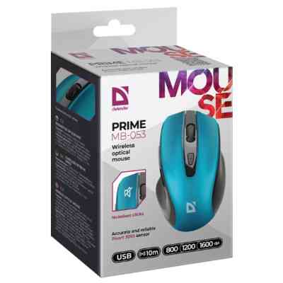 Мышка Defender Prime MB-053 Silent Wireless Turquoise (52054) Винница