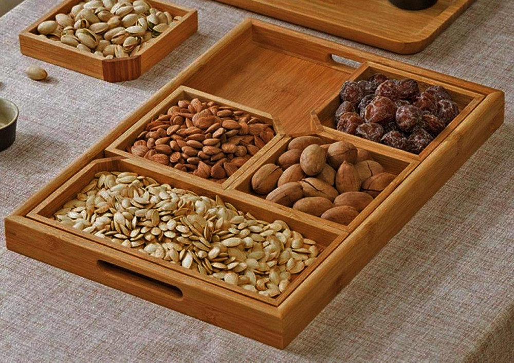 Менажниця дерев'яна "Палетас" охра Миколаїв - фото 1