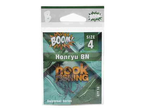 Гачок для мирної риби Honryu BN №4 (10 шт/уп) (BN) ТМ BOOM Київ