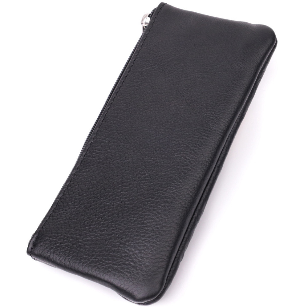 Шкіряна ключниця на 4 карабіни, чорна (ST Leather) Київ - фото 12