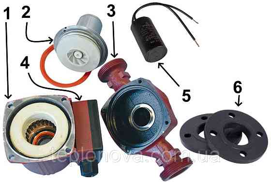 Насос циркуляційний фланцевий Optima OP50-180 245 мм + кабель із виделкою! Чернівці