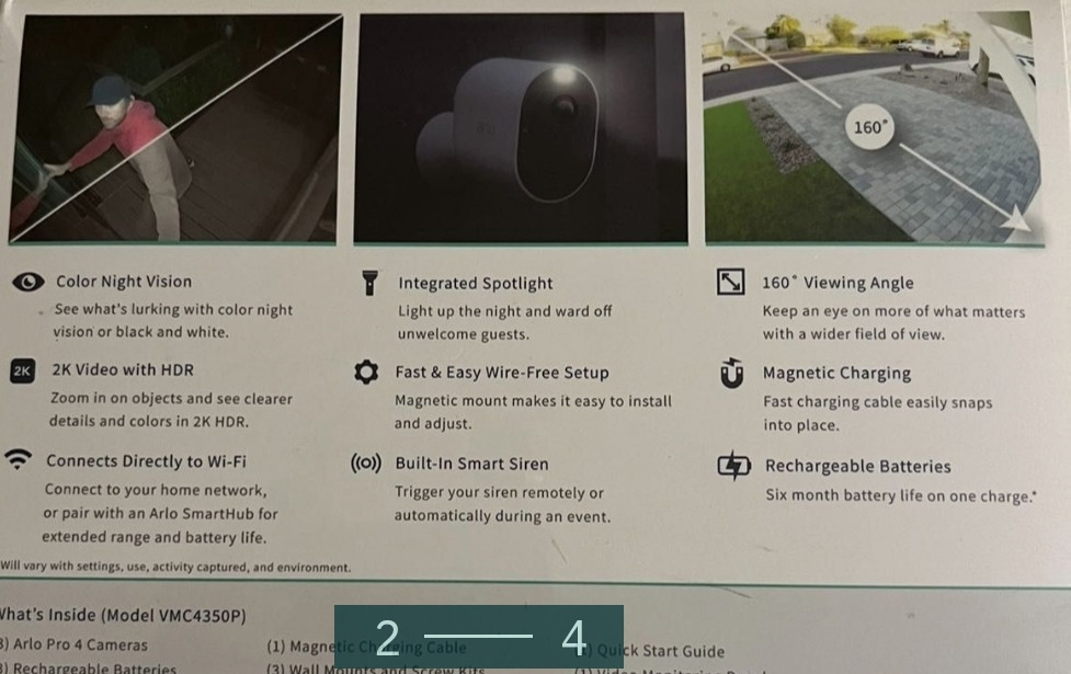 Камеры : Arlo Pro 4 Spotlight Camera. Киев - изображение 1