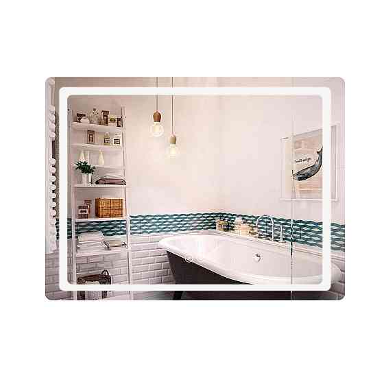 Зеркало Qtap Mideya (DC-F614) 700х500 с LED-подсветкой Touch, с антизапотеванием, диммером QT2078NCF07050W Киев