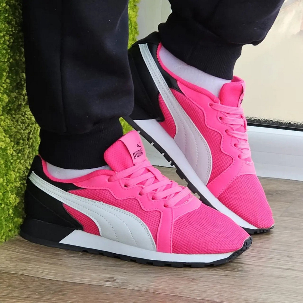 Женские Кроссовки Puma Слипоны Розовые Мокасины Пума (размеры: 36,37,38,39) Днепр - изображение 8