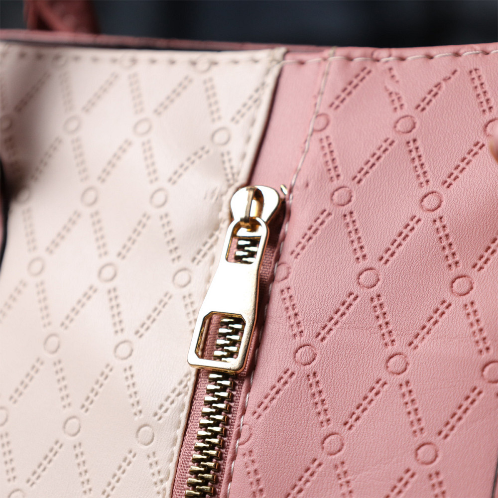 Стильна жіноча сумка на літо з якісної екошкіри Vintage sale_15130 Рожевий Київ - фото 8