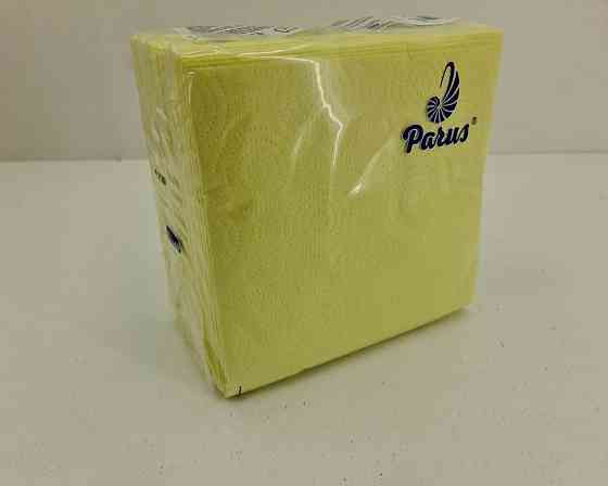 Салфетки бумажные 100лист Одесса Желтая 33х33 (1 пачка) Харьков