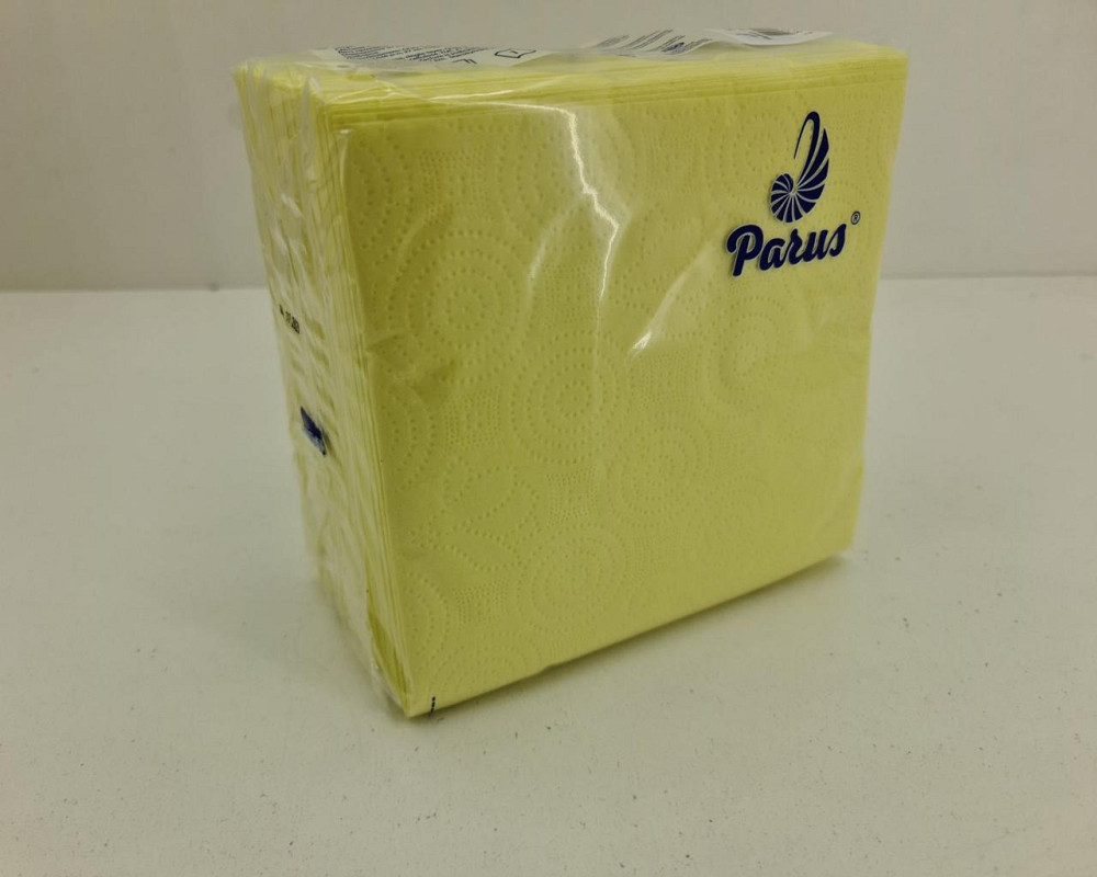 Салфетки бумажные 100лист Одесса Желтая 33х33 (1 пачка) Харьков - изображение 3