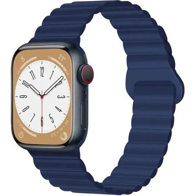 Ремешок для смарт-часов Drobak Silicone Magnetic Link для Apple Watch All Series 38/40/41mm Midnight blue (898920) Винница - изображение 1