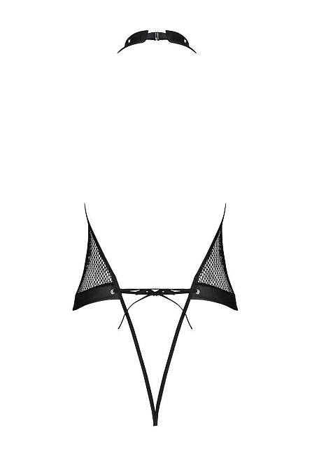 Боді-халтер з відкритим доступом Passion MOONLIGHT BODY L/XL black Sex Aura Київ - фото 5