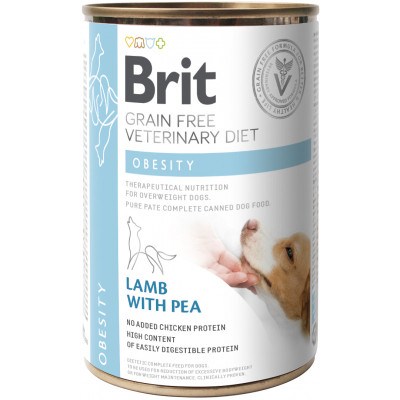Консервы для собак Brit GF VetDiets Dog Obesity 400 г (8595602536115) Винница - изображение 1