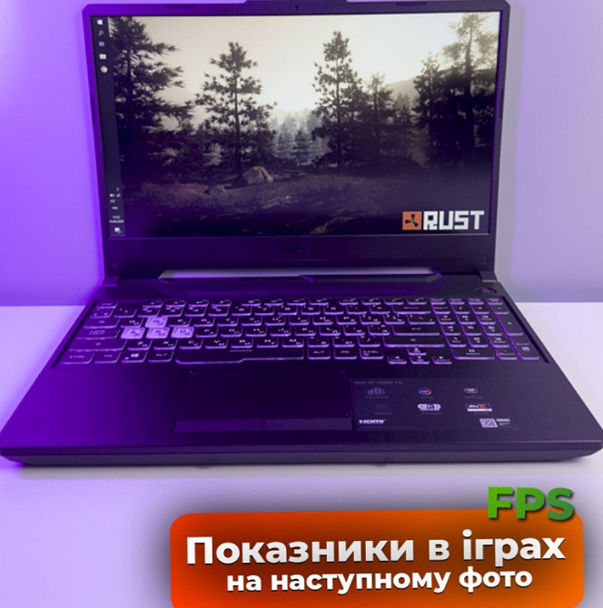 Скидка‼️ Ігровий ноутбук Asus Tuf Gaming на GTX 1650 4Gb та i5 Київ - фото 1