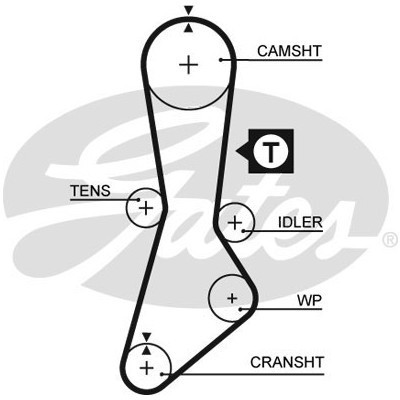Ремень ГРМ Gates 5264XS Винница - изображение 1