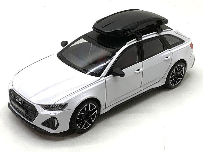 Машина Автосвіт Audi rs 6 інерційна відчиняються двері капот багажник 21см Білий (AP-2026) Чернігів - фото 1