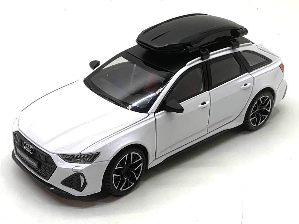 Машина Автосвіт Audi rs 6 інерційна відчиняються двері капот багажник 21см Білий (AP-2026) Чернигов - изображение 1