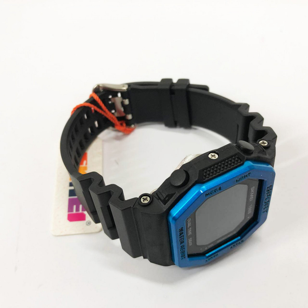 Захисний тактичний годинник SKMEI 1988BU, Простий електронний наручний чоловічий годинник OD-89 Львів - фото 14