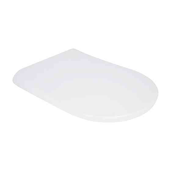 Qtap Сидіння для унітаза (Robin 520, Scorpio 520) 465x363x60 мм, White, з мікроліфтом, Slim Duroplast, MagLock QTSC179W48916 Київ