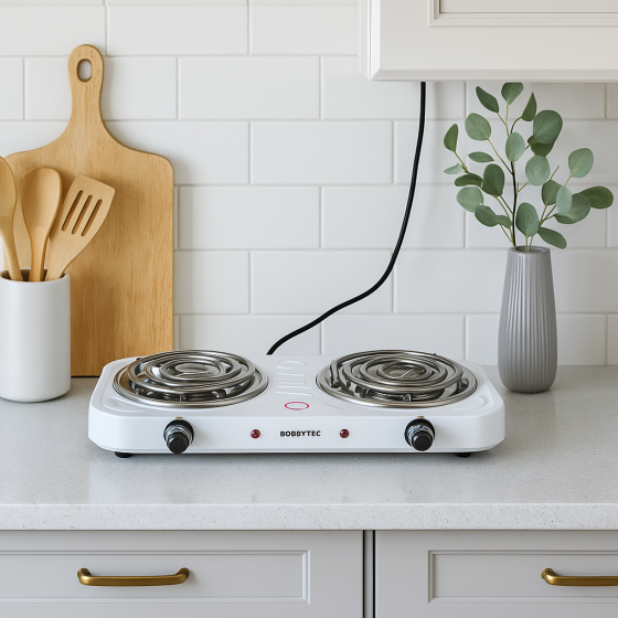 Електроплита настільна,2000 Вт,2 конфорки HP-03D,механічне керування SBR Київ