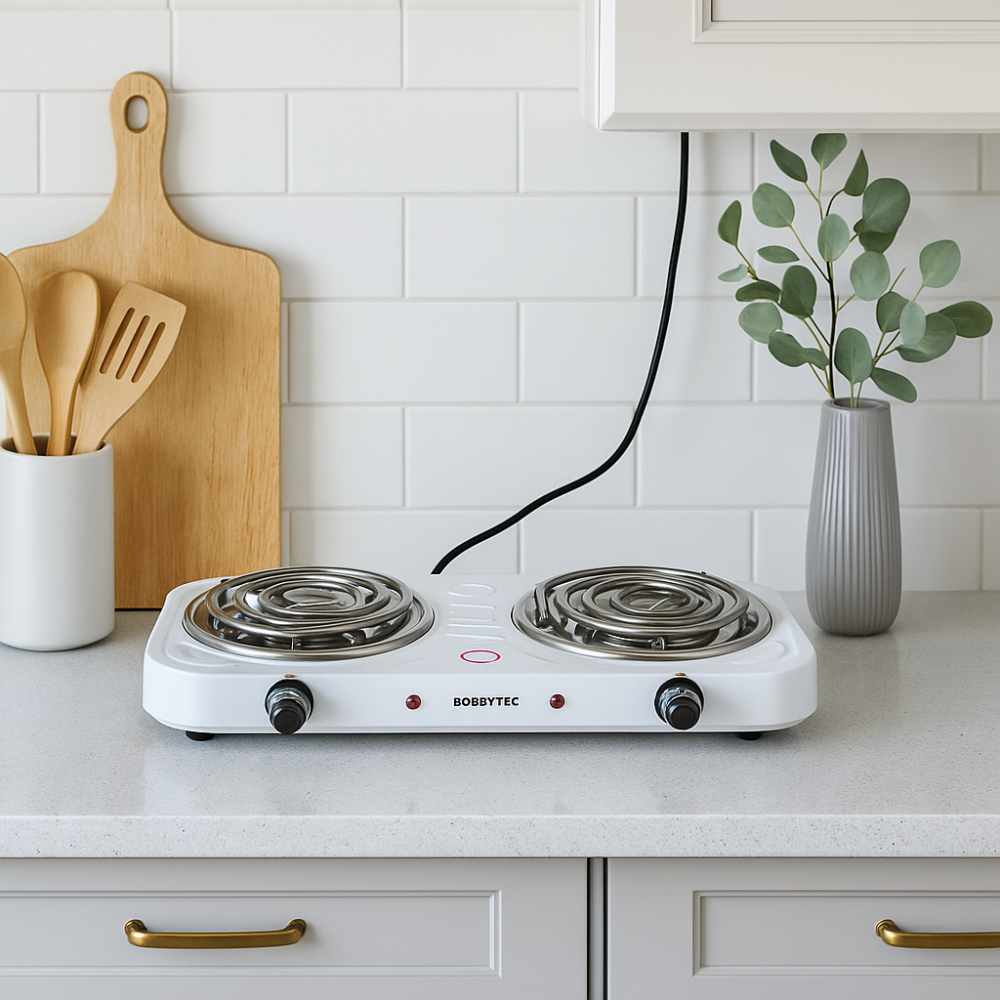 Электроплита настольная,2000 Вт,2 конфорки HP-03D,механическое управление SBR Киев - изображение 4