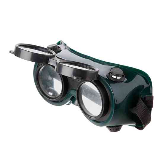 Окуляри зварювальника INTERTOOL SP‑0023, захист від УФ та ІЧ променів, світлофільтр Г2 окуляри зі світлозахисним склом Львів