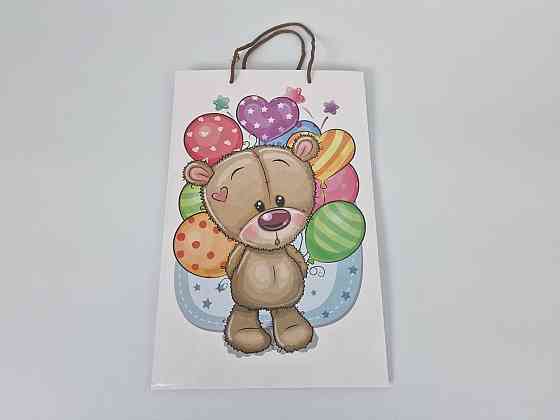 Большой бумажный пакет вертикальный  25/37/8(артBV-010) (12 шт) Харьков