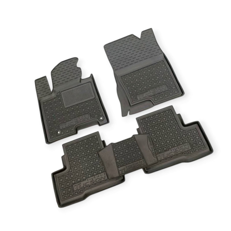 Килимки Хюндай tucson iv 2021-> hybrid борт 2,5 см, з перемичкою салону Мукачево - фото 1