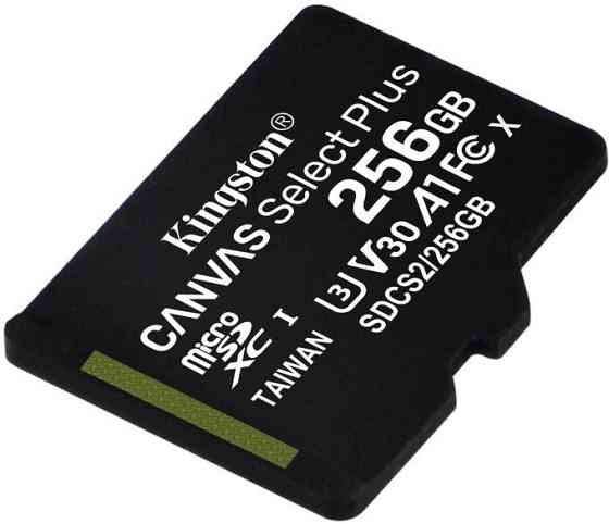 Карта памяти microSDXC Kingston Canvas Select Plus 256 GB Class 10 А1 UHS-1 R150MB/s Киев