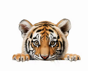 Термонаклейка для одежды Тигренок Киев - изображение 1