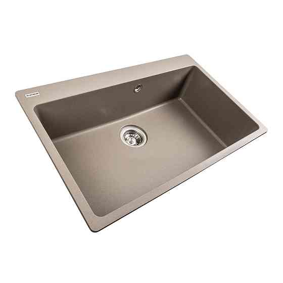 Гранітна мийка для кухні Platinum 7850 Bogema матовий Титан Коломия