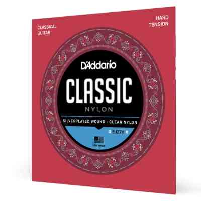 Струни для гітари D'Addario Student Classics Hard Tension (EJ27H) Вінниця