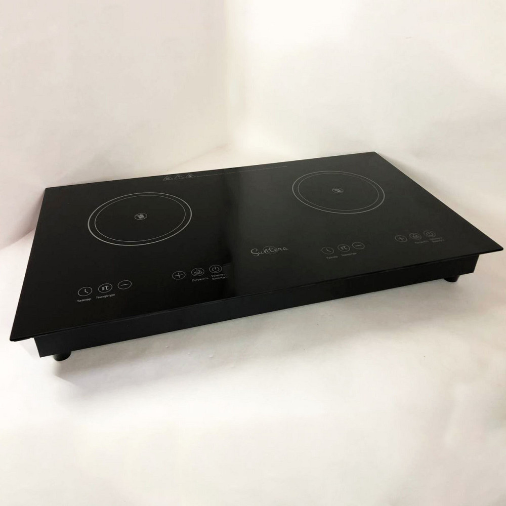 Настольная индукционная электрическая плита для кухни Suntera, Качественная настольная электроплита MW-19 Львов - изображение 3