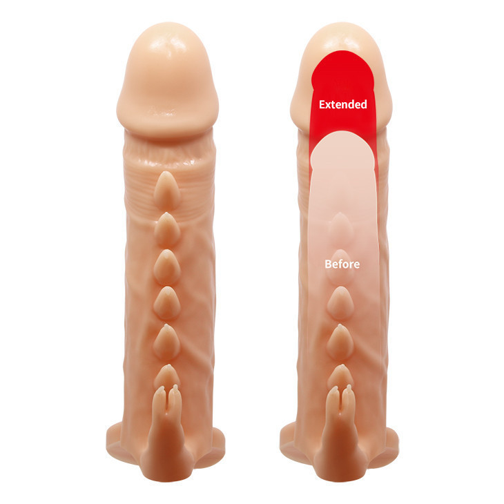 Насадка на член - Pretty Love Emmitt Penis Sleeve Flesh Sex Aura Київ - фото 7
