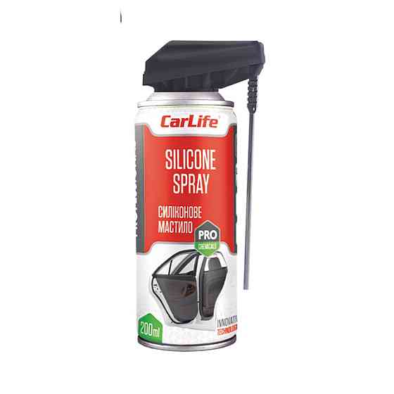 Змазка силіконова CarLife Silicone Spray Professional, 200мл Киев