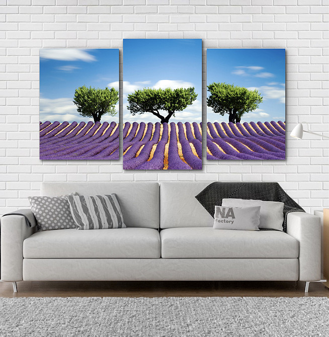 Модульная картина Природа Лаванда Art-46_3 Киев - изображение 2