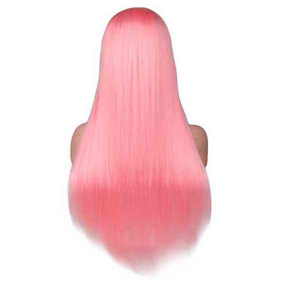 Перука рівна аніме з довгим чубчиком "Брюнетка" - 70см Вінниця