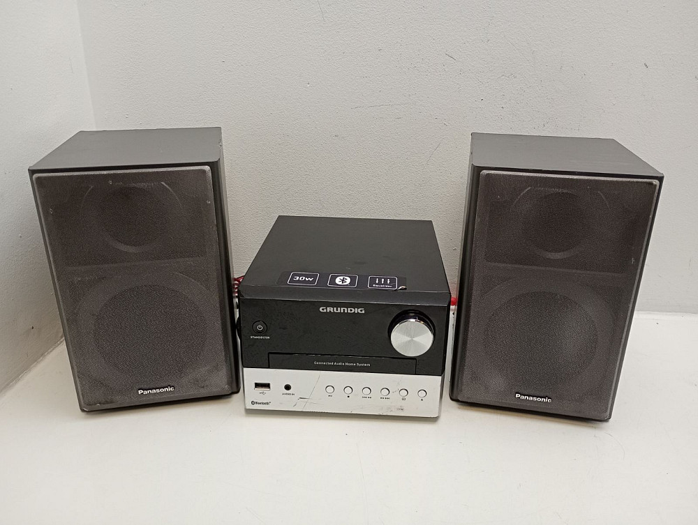 Акустична система (програвач Grundig + динаміки Panasonic) (товар вживаний) Луцк - изображение 1