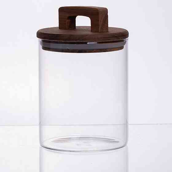 Yiwu банка для сипучих продуктів з бамбуковою кришкою 800 мл 64486-65 Коломыя