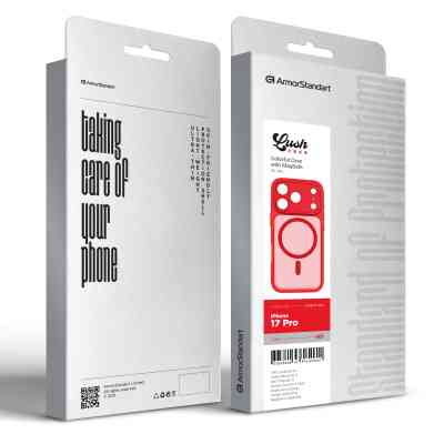 Чехол для мобильного телефона Armorstandart Lush MagCase Apple iPhone 17 Pro Red (ARM87495) Винница